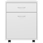 vidaXL Rollschrank Weiß 45x38x54 cm Holzwerkstoff vidaXL Rollschrank Weiß 45x38x54 cm Holzwerkstoff