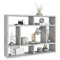 vidaXL Wandregal Betongrau 75x16x55 cm Holzwerkstoff vidaXL Wandregal Betongrau 75x16x55 cm Holzwerkstoff