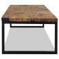 vidaXL Couchtisch Teak Harz 110 x 60 x 40 cm vidaXL Couchtisch Teak Harz 110 x 60 x 40 cm