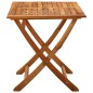 vidaXL Klappbarer Gartentisch 120x70x75 cm Massivholz Akazie vidaXL Klappbarer Gartentisch 120x70x75 cm Massivholz Akazie