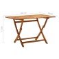 vidaXL Klappbarer Gartentisch 120x70x75 cm Massivholz Akazie vidaXL Klappbarer Gartentisch 120x70x75 cm Massivholz Akazie
