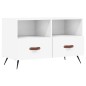 vidaXL TV-Schrank Weiß 80x36x50 cm Holzwerkstoff vidaXL TV-Schrank Weiß 80x36x50 cm Holzwerkstoff