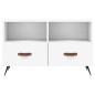 vidaXL TV-Schrank Weiß 80x36x50 cm Holzwerkstoff vidaXL TV-Schrank Weiß 80x36x50 cm Holzwerkstoff