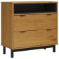 vidaXL Schubladenschrank FLAM 80x40x80 cm Massivholz Kiefer vidaXL Schubladenschrank FLAM 80x40x80 cm Massivholz Kiefer