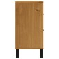 vidaXL Schubladenschrank FLAM 80x40x80 cm Massivholz Kiefer vidaXL Schubladenschrank FLAM 80x40x80 cm Massivholz Kiefer