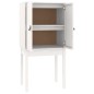 vidaXL Highboard Weiß 60x40x120 cm Massivholz Kiefer vidaXL Highboard Weiß 60x40x120 cm Massivholz Kiefer