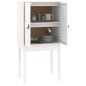 vidaXL Highboard Weiß 60x40x120 cm Massivholz Kiefer vidaXL Highboard Weiß 60x40x120 cm Massivholz Kiefer