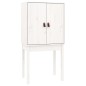 vidaXL Highboard Weiß 60x40x120 cm Massivholz Kiefer vidaXL Highboard Weiß 60x40x120 cm Massivholz Kiefer