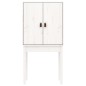 vidaXL Highboard Weiß 60x40x120 cm Massivholz Kiefer vidaXL Highboard Weiß 60x40x120 cm Massivholz Kiefer