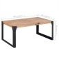 vidaXL Couchtisch Akazienholz Massiv 100 x 60 x 45 cm vidaXL Couchtisch Akazienholz Massiv 100 x 60 x 45 cm