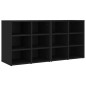 vidaXL Schuhregale 2 Stk. Schwarz 52,5x30x50 cm vidaXL Schuhregale 2 Stk. Schwarz 52,5x30x50 cm