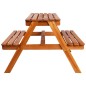 vidaXL Kinder-Picknicktisch mit Sonnenschirm 79x90x60 cm Akazienholz vidaXL Kinder-Picknicktisch mit Sonnenschirm 79x90x60 cm Akazienholz
