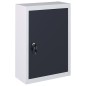 vidaXL Wand-Werkzeugschrank Industriedesign Metall Grau und Schwarz vidaXL Wand-Werkzeugschrank Industriedesign Metall Grau und Schwarz