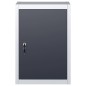 vidaXL Wand-Werkzeugschrank Industriedesign Metall Grau und Schwarz vidaXL Wand-Werkzeugschrank Industriedesign Metall Grau und Schwarz