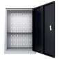 vidaXL Wand-Werkzeugschrank Industriedesign Metall Grau und Schwarz vidaXL Wand-Werkzeugschrank Industriedesign Metall Grau und Schwarz