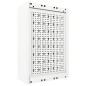 vidaXL Wand-Werkzeugschrank Industriedesign Metall Grau und Schwarz vidaXL Wand-Werkzeugschrank Industriedesign Metall Grau und Schwarz