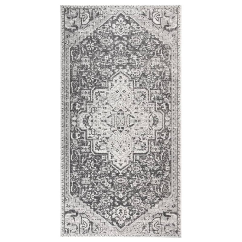 vidaXL Outdoor-Teppich Flachgewebe 80x150 cm Hellgrau vidaXL Outdoor-Teppich Flachgewebe 80x150 cm Hellgrau
