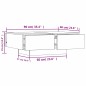 vidaXL Couchtisch Sonoma-Eiche 90x60x31 cm Holzwerkstoff vidaXL Couchtisch Sonoma-Eiche 90x60x31 cm Holzwerkstoff