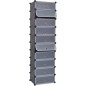 vidaXL Schuh-Organizer Zusammenklappbar mit 10 Fächern Schwarz vidaXL Schuh-Organizer Zusammenklappbar mit 10 Fächern Schwarz