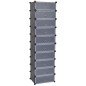 vidaXL Schuh-Organizer Zusammenklappbar mit 10 Fächern Schwarz vidaXL Schuh-Organizer Zusammenklappbar mit 10 Fächern Schwarz