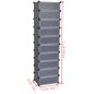 vidaXL Schuh-Organizer Zusammenklappbar mit 10 Fächern Schwarz vidaXL Schuh-Organizer Zusammenklappbar mit 10 Fächern Schwarz