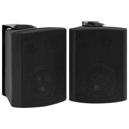 vidaXL Wandlautsprecher Stereo 2 Stk. Schwarz Indoor Outdoor 100 W