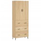 Highboard Sonoma-Eiche 69,5x34x180 cm Holzwerkstoff Highboard Sonoma-Eiche 69,5x34x180 cm Holzwerkstoff