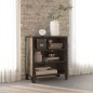 vidaXL Aufbewahrungsschrank Grau 72x36x82 cm Metall und MDF vidaXL Aufbewahrungsschrank Grau 72x36x82 cm Metall und MDF