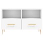vidaXL TV-Schrank Weiß 80x36x50 cm Holzwerkstoff vidaXL TV-Schrank Weiß 80x36x50 cm Holzwerkstoff