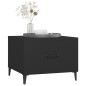 vidaXL Couchtische mit Metallbeinen 2 Stk. Schwarz 50x50x40 cm vidaXL Couchtische mit Metallbeinen 2 Stk. Schwarz 50x50x40 cm