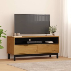 vidaXL TV-Schrank FLAM 110x40x50 cm Massivholz Kiefer