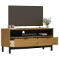 vidaXL TV-Schrank FLAM 110x40x50 cm Massivholz Kiefer vidaXL TV-Schrank FLAM 110x40x50 cm Massivholz Kiefer