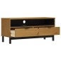 vidaXL TV-Schrank FLAM 110x40x50 cm Massivholz Kiefer vidaXL TV-Schrank FLAM 110x40x50 cm Massivholz Kiefer