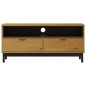 vidaXL TV-Schrank FLAM 110x40x50 cm Massivholz Kiefer vidaXL TV-Schrank FLAM 110x40x50 cm Massivholz Kiefer