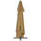 vidaXL Ampelschirm mit Aluminium-Mast Taupe 400 x 300 cm vidaXL Ampelschirm mit Aluminium-Mast Taupe 400 x 300 cm