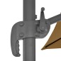 vidaXL Ampelschirm mit Aluminium-Mast Taupe 400 x 300 cm vidaXL Ampelschirm mit Aluminium-Mast Taupe 400 x 300 cm