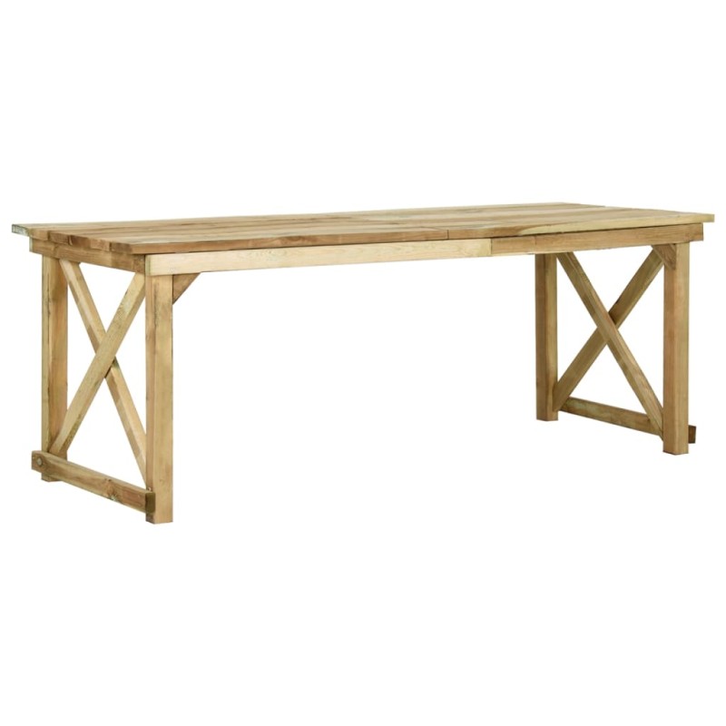 vidaXL Gartentisch 200x79x75 cm Imprägniertes Kiefernholz vidaXL Gartentisch 200x79x75 cm Imprägniertes Kiefernholz