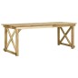 vidaXL Gartentisch 200x79x75 cm Imprägniertes Kiefernholz vidaXL Gartentisch 200x79x75 cm Imprägniertes Kiefernholz