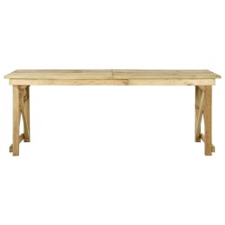 vidaXL Gartentisch 200x79x75 cm Imprägniertes Kiefernholz 