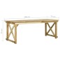 vidaXL Gartentisch 200x79x75 cm Imprägniertes Kiefernholz vidaXL Gartentisch 200x79x75 cm Imprägniertes Kiefernholz
