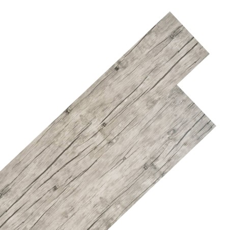 vidaXL PVC-Laminat Nicht Selbstklebend 5,26 m² 2mm Eiche Getüncht