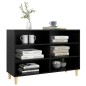 vidaXL Sideboard Schwarz 103,5x35x70 cm Holzwerkstoff vidaXL Sideboard Schwarz 103,5x35x70 cm Holzwerkstoff