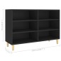 vidaXL Sideboard Schwarz 103,5x35x70 cm Holzwerkstoff vidaXL Sideboard Schwarz 103,5x35x70 cm Holzwerkstoff