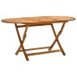 vidaXL Klappbarer Gartentisch 160x85x75 cm Massivholz Akazie vidaXL Klappbarer Gartentisch 160x85x75 cm Massivholz Akazie