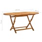 vidaXL Klappbarer Gartentisch 160x85x75 cm Massivholz Akazie vidaXL Klappbarer Gartentisch 160x85x75 cm Massivholz Akazie