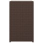 vidaXL C-Tisch Braun 40x35x60 cm Poly Rattan vidaXL C-Tisch Braun 40x35x60 cm Poly Rattan