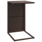 vidaXL C-Tisch Braun 40x35x60 cm Poly Rattan vidaXL C-Tisch Braun 40x35x60 cm Poly Rattan