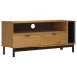 vidaXL TV-Schrank FLAM 110x40x50 cm Massivholz Kiefer vidaXL TV-Schrank FLAM 110x40x50 cm Massivholz Kiefer