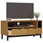 vidaXL TV-Schrank FLAM 110x40x50 cm Massivholz Kiefer vidaXL TV-Schrank FLAM 110x40x50 cm Massivholz Kiefer