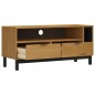 vidaXL TV-Schrank FLAM 110x40x50 cm Massivholz Kiefer vidaXL TV-Schrank FLAM 110x40x50 cm Massivholz Kiefer